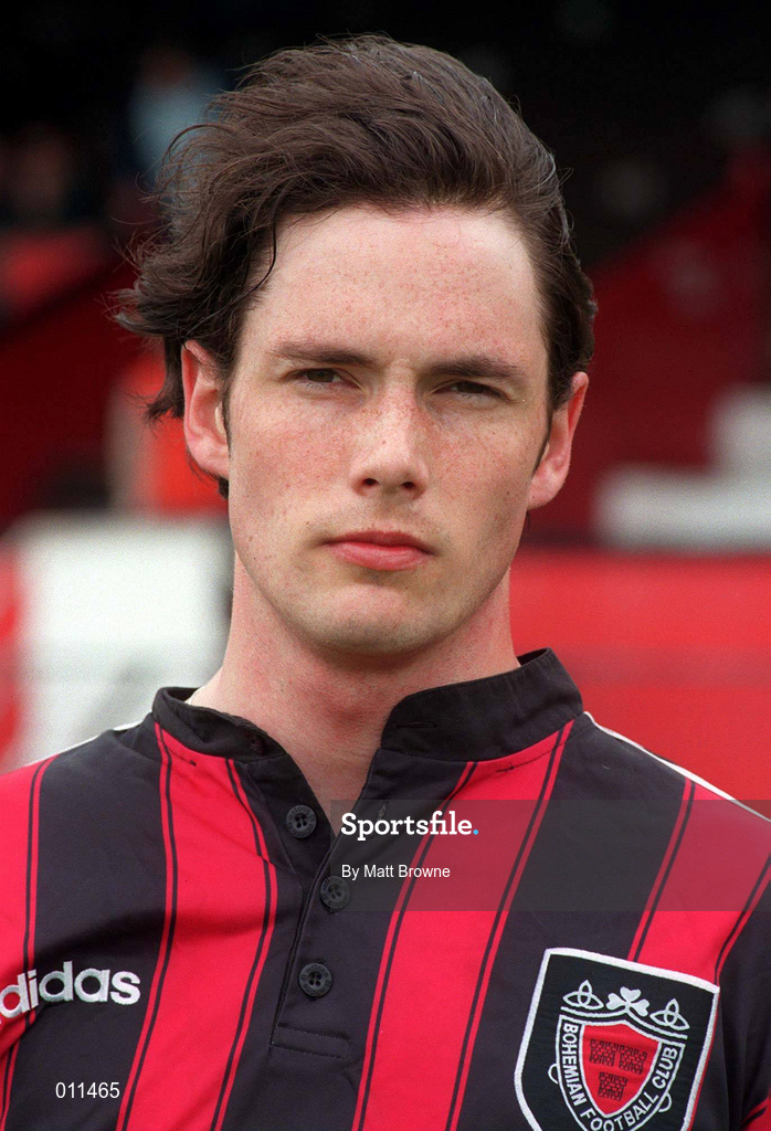 12 July 1998; Graham O'Hanlon of Bohemians ahead of the Club Friendly between Bohemians and Hearts at Dalymount Park in Dublin. Photo by Matt Browne/Sportsfile