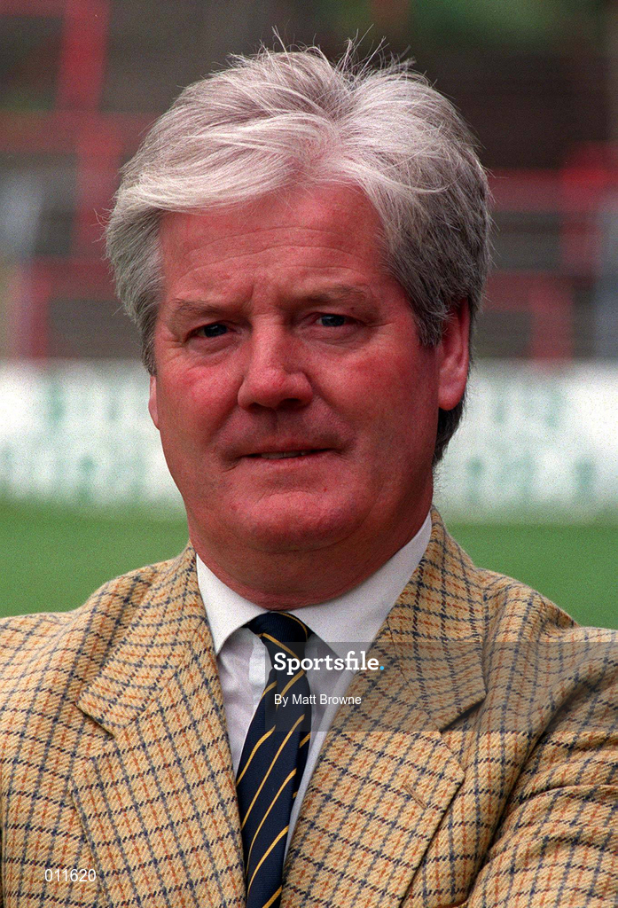 12 July 1998; Bohemians manager Joe McGrath ahead of the Club Friendly between Bohemians and Hearts at Dalymount Park in Dublin. Photo by Matt Browne/Sportsfile