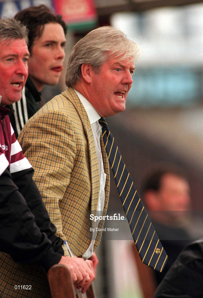 12 July 1998; Bohemians manager Joe McGrath during the Club Friendly between Bohemians and Hearts at Dalymount Park in Dublin. Photo by David Maher/Sportsfile