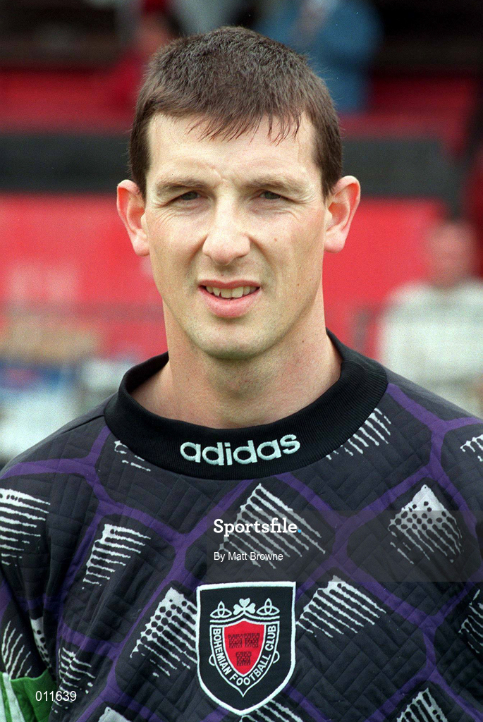 12 July 1998; John Donegan of Bohemians ahead of the Club Friendly between Bohemians and Hearts at Dalymount Park in Dublin. Photo by Matt Browne/Sportsfile