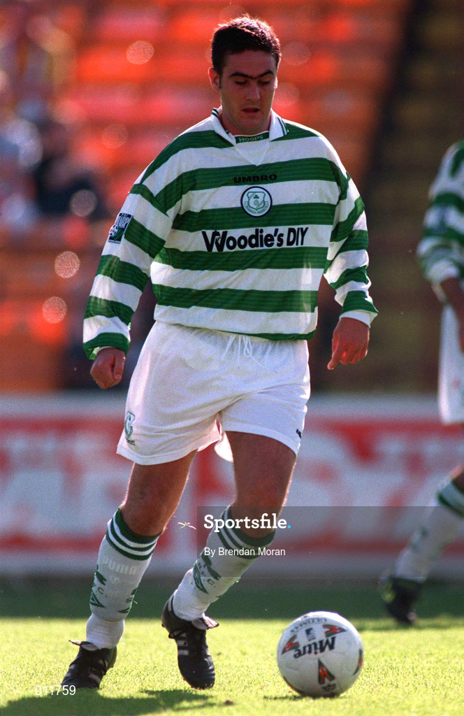 20 September 1998; Marc Kenny of Shamrock Rovers during the Harp Lager National League Premier Division match between Shamrock Rovers and Derry City at Tolka Park in Dublin. Photo by Brendan Moran/Sportsfile