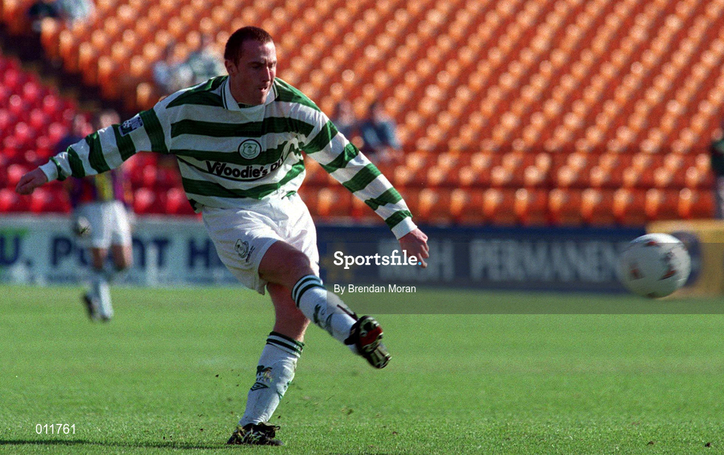 20 September 1998; Marc Kenny of Shamrock Rovers during the Harp Lager National League Premier Division match between Shamrock Rovers and Derry City at Tolka Park in Dublin. Photo by Brendan Moran/Sportsfile