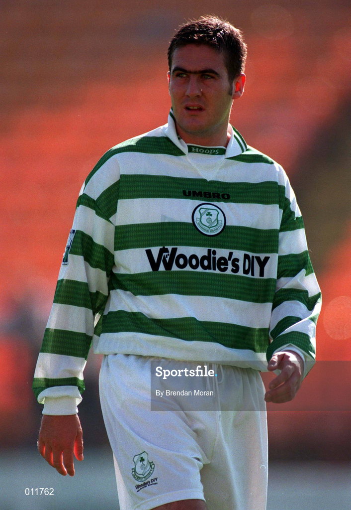 20 September 1998; Marc Kenny of Shamrock Rovers during the Harp Lager National League Premier Division match between Shamrock Rovers and Derry City at Tolka Park in Dublin. Photo by Brendan Moran/Sportsfile