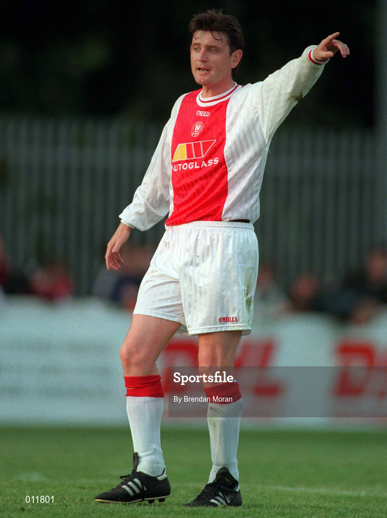 25 July 1998; Martin Russell of St. Patrick's Athletic during the Club Friendly between St. Patrick's Athletic and Bolton Wanderers at Richmond Park in Dublin. Photo by Brendan Moran/Sportsfile