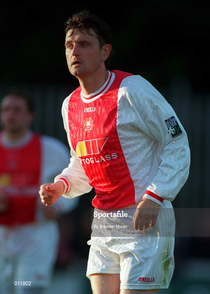 14 July 1998; Martin Russell of St. Patrick's Athletic during the Club Friendly between St. Patrick's Athletic and Hearts at Richmond Park in Dublin. Photo by Brendan Moran/Sportsfile