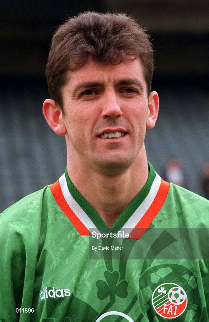 23 March 1994; Owen Coyle of Republic of Ireland ahead of an International Friendly match between Republic of Ireland and Russia at Lansdowne Road in Dublin. Photo by David Maher/Sportsfile