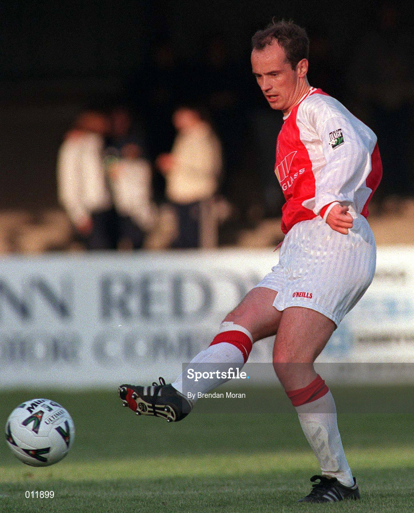 25 July 1998; Packie Lynch of St. Patrick's Athletic during the Club Friendly between St. Patrick's Athletic and Bolton Wanderers at Richmond Park in Dublin. Photo by Brendan Moran/Sportsfile