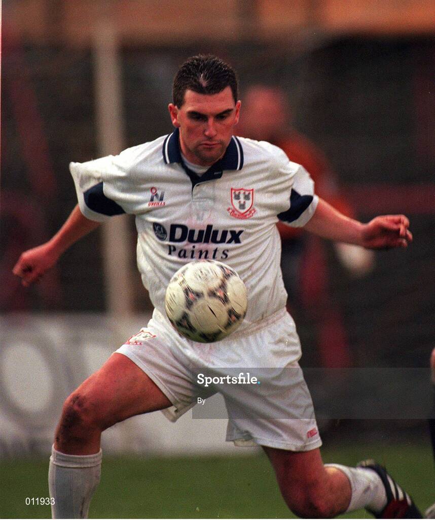 1 December 1996, Pat Morley Shelbourne.   Picture Credit: Ray McManus/SPORTSFILE.