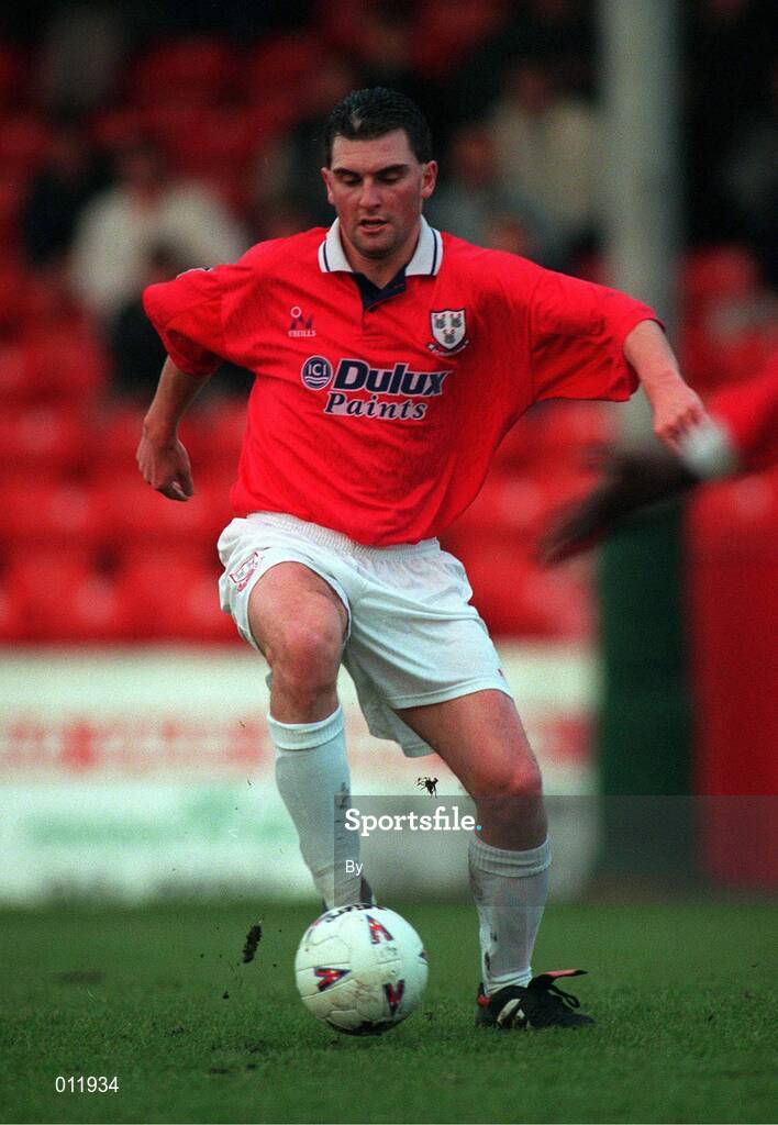 8 December 1996, Pat Morley Shelbourne.  Picture Credit: Ray McManus/SPORTSFILE.