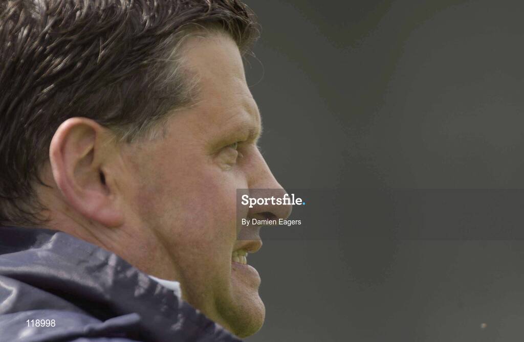 20 July 2003; John O'Mahony, Galway manager. Connacht U21 Football Championship Semi Final, Galway v Roscommon, Dr Hyde Park, Roscommon. Picture credit; Damien Eagers / SPORTSFILE *EDI*