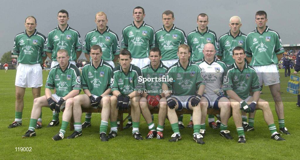 20 July 2003; Limerick team. Bank of Ireland Senior Football Championship qualifier, Limerick v Armagh, Dr Hyde Park, Roscommon. Picture credit; Damien Eagers / SPORTSFILE *EDI*