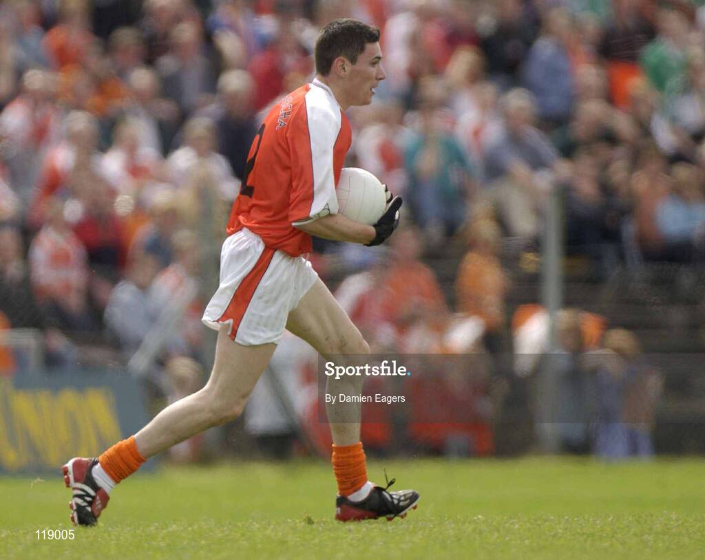 20 July 2003; Andy Mallon, Armagh. Bank of Ireland Senior Football Championship qualifier, Limerick v Armagh, Dr Hyde Park, Roscommon. Picture credit; Damien Eagers / SPORTSFILE *EDI*