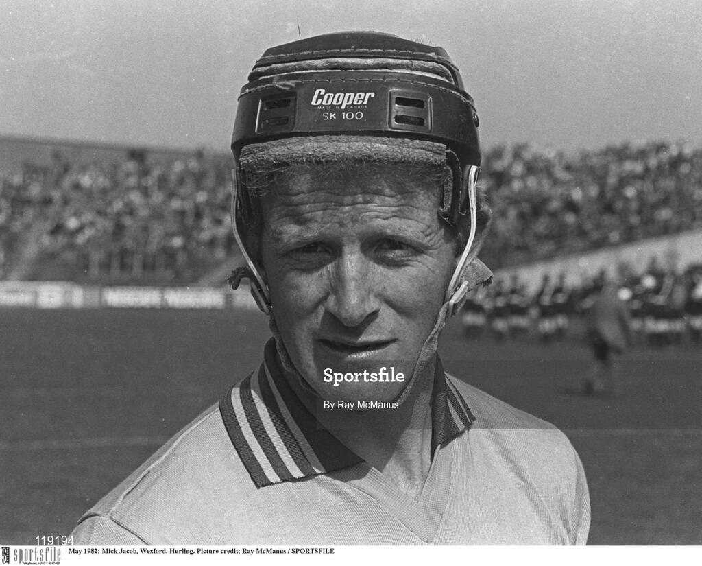 May 1982; Mick Jacob, Wexford. Hurling. Picture credit; Ray McManus / SPORTSFILE