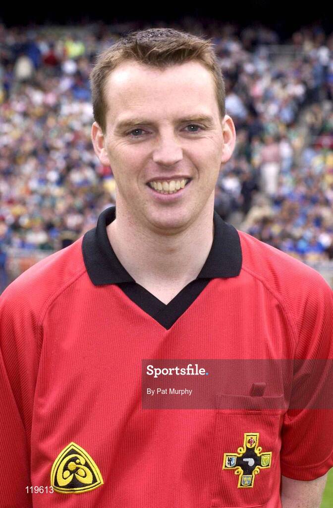 27 July 2003; Linesman Barry Kelly during the Guinness All-Ireland Senior Hurling Championship Quarter Final match between Offaly and Tipperary at Croke Park in Dublin. Photo by Pat Murphy / Sportsfile