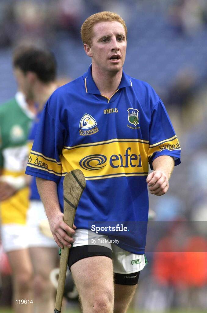 27 July 2003; Barry Whelahan of Offaly during the Guinness All-Ireland Senior Hurling Championship Quarter Final match between Offaly and Tipperary at Croke Park in Dublin. Photo by Pat Murphy / Sportsfile
