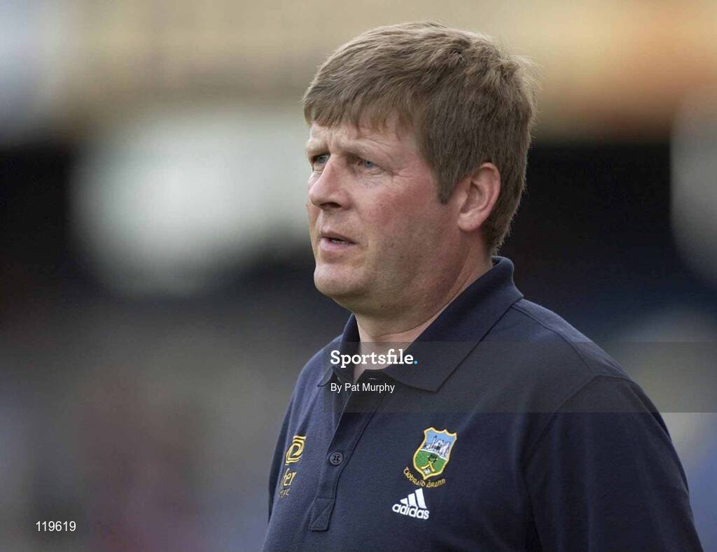 27 July 2003; Tipperary Manager Michael Doyle during the Guinness All-Ireland Senior Hurling Championship Quarter Final match between Offaly and Tipperary at Croke Park in Dublin. Photo by Pat Murphy / Sportsfile