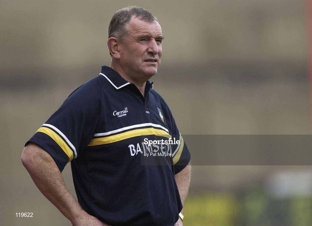 27 July 2003; Offaly Manager Mike McNamara during the Guinness All-Ireland Senior Hurling Championship Quarter Final match between Offaly and Tipperary at Croke Park in Dublin. Photo by Pat Murphy / Sportsfile