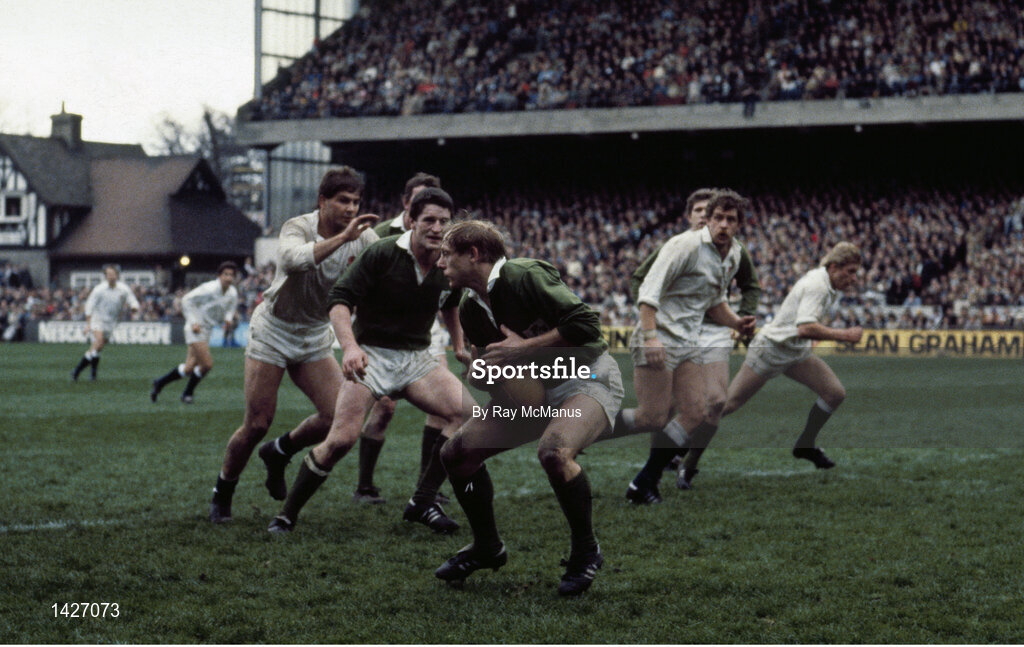 19 March 1983; Robbie McGrath of Ireland during the Five Nations Rugby Championship match between Ireland and England at Lansdowne Road in Dublin. Photo by Ray McManus/Sportsfile