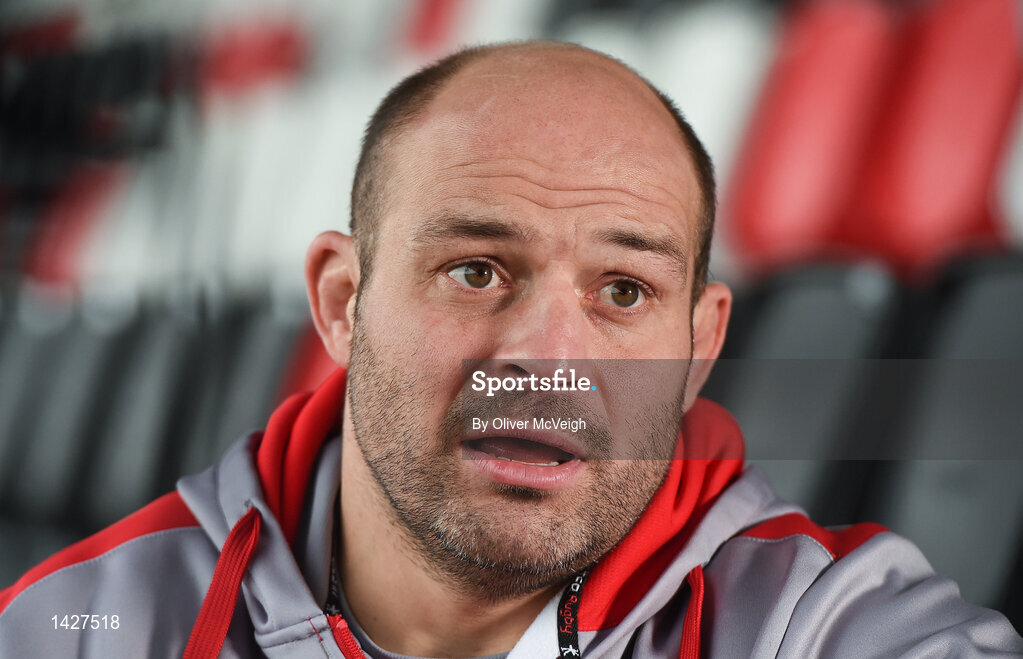 6 December 2017; Rory Best during an Ulster Rugby press conference at Kingspan Stadium in Belfast. Photo by Oliver McVeigh/Sportsfile