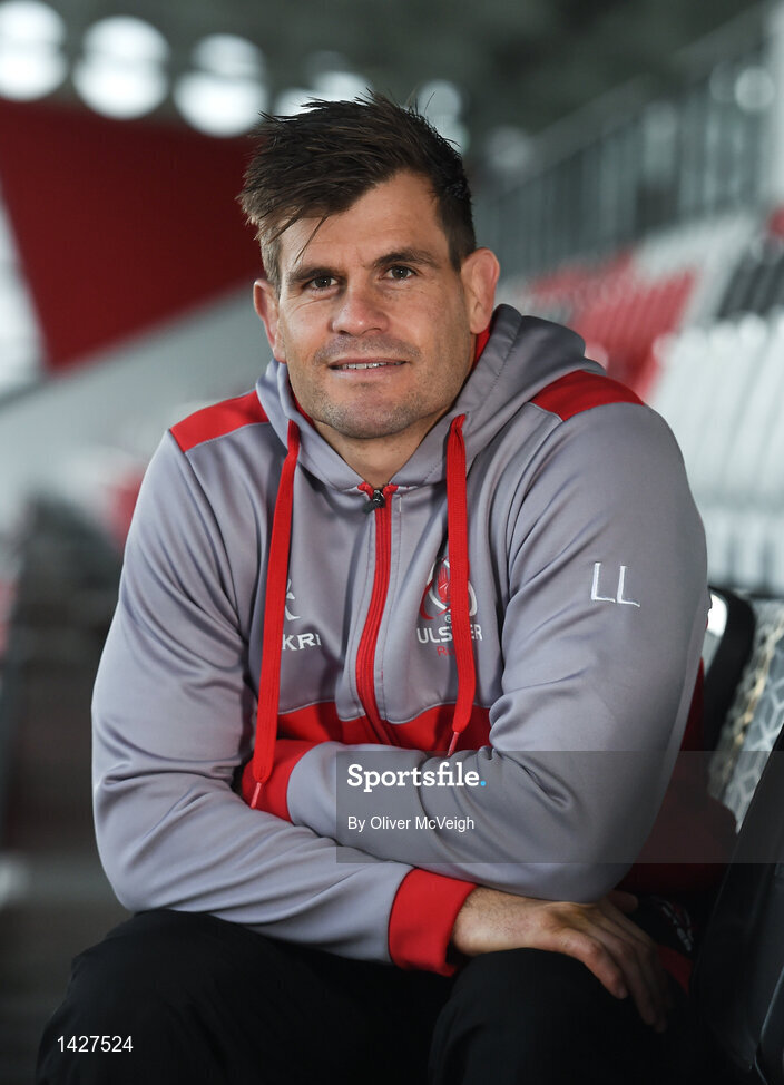6 December 2017; Louis Ludik during an Ulster Rugby press conference at Kingspan Stadium in Belfast. Photo by Oliver McVeigh/Sportsfile