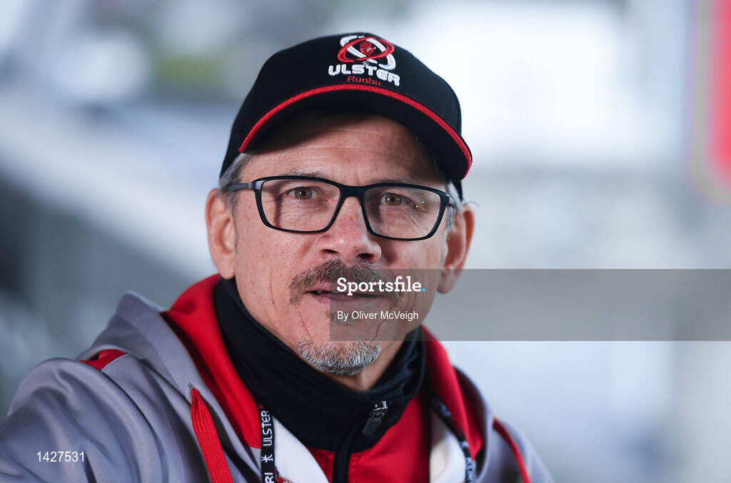 6 December 2017; Ulster Director of Rugby Les Kiss during an Ulster Rugby press conference at Kingspan Stadium in Belfast. Photo by Oliver McVeigh/Sportsfile