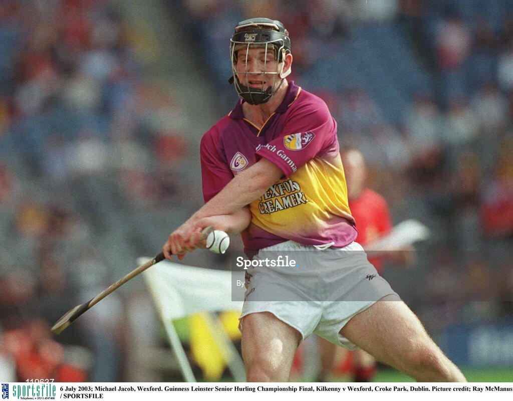 6 July 2003; Michael Jacob, Wexford. Guinness Leinster Senior Hurling Championship Final, Kilkenny v Wexford, Croke Park, Dublin. Picture credit; Ray McManus / SPORTSFILE