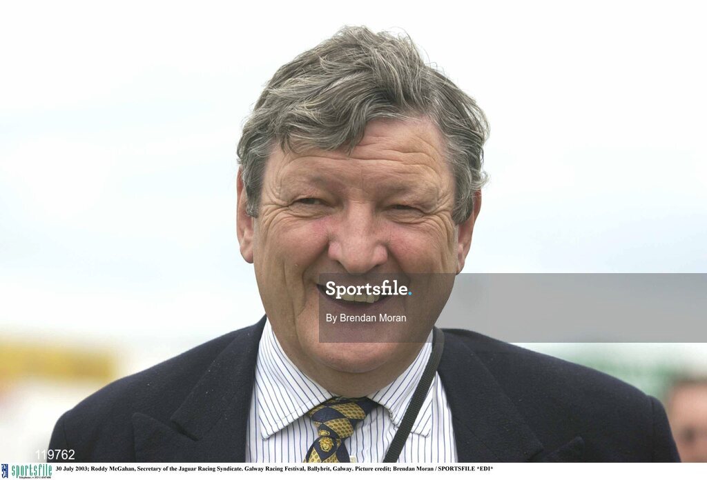 30 July 2003; Roddy McGahan, Secretary of the Jaguar Racing Syndicate. Galway Racing Festival, Ballybrit, Galway. Picture credit; Brendan Moran / SPORTSFILE *EDI*