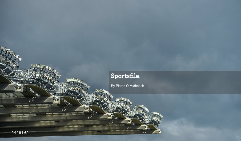 4 February 2018; A general view of the Hogan Stand roof before the AIB GAA Hurling All-Ireland Junior Club Championship Final match between Ardmore and Fethard St Mogue’s at Croke Park in Dublin. Photo by Piaras Ó Mídheach/Sportsfile