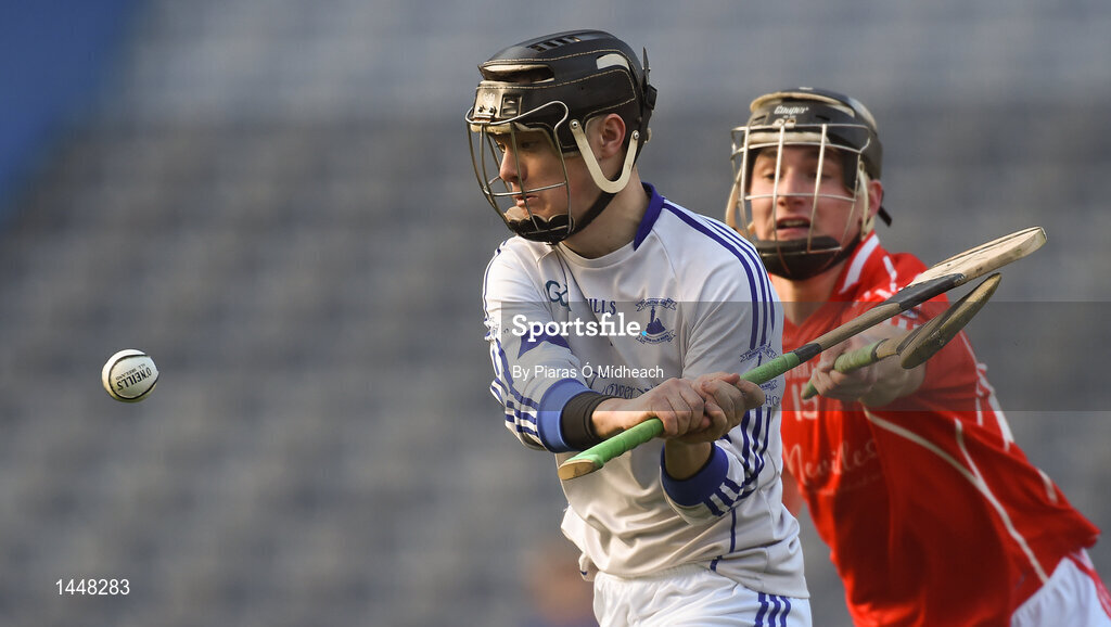 4 February 2018; Jack Walsh of Ardmore in action against Michael Dwyer of Fethard St Mogues during the AIB GAA Hurling All-Ireland Junior Club Championship Final match between Ardmore and Fethard St Mogue’s at Croke Park in Dublin. Photo by Piaras Ó Mídheach/Sportsfile