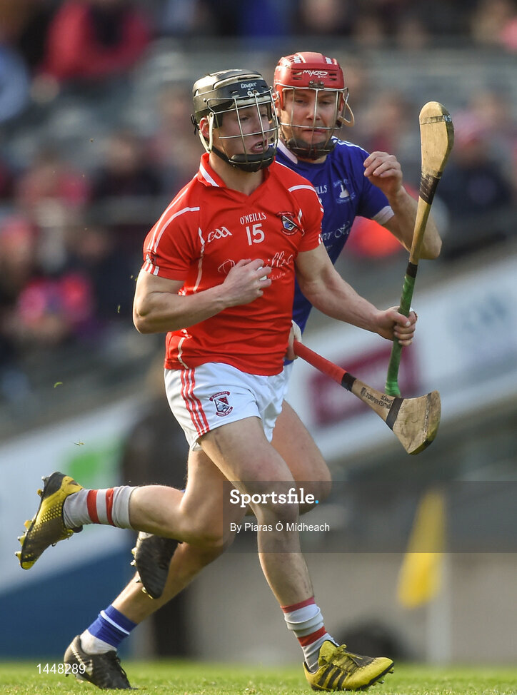 4 February 2018; Michael Dwyer of Fethard St Mogues in action against Séamus Keating of Ardmore during the AIB GAA Hurling All-Ireland Junior Club Championship Final match between Ardmore and Fethard St Mogue’s at Croke Park in Dublin. Photo by Piaras Ó Mídheach/Sportsfile