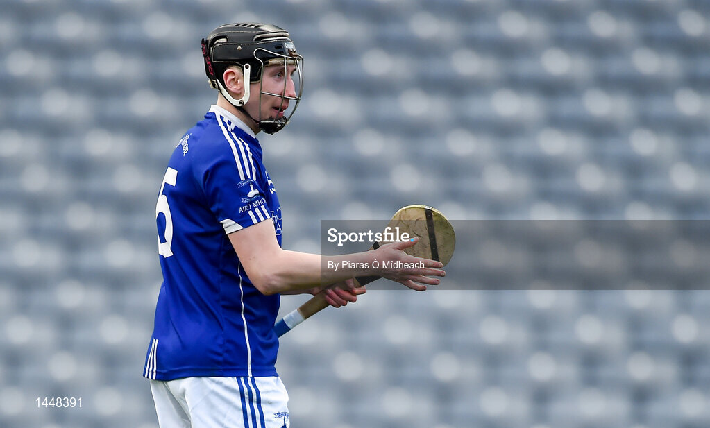 4 February 2018; John Gartland of Ardmore celebrates scoring his side's second goal during the AIB GAA Hurling All-Ireland Junior Club Championship Final match between Ardmore and Fethard St Mogues at Croke Park in Dublin. Photo by Piaras Ó Mídheach/Sportsfile