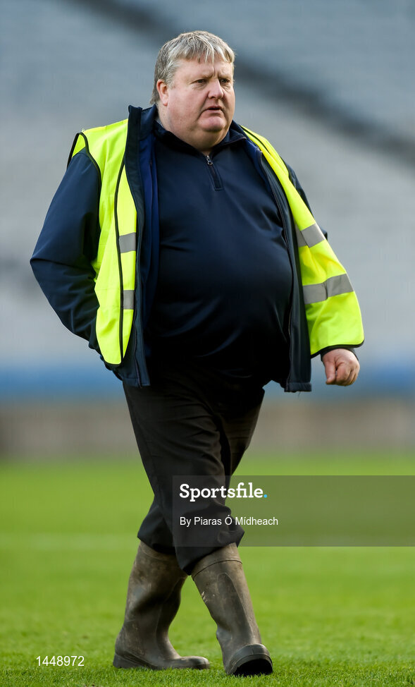 4 February 2018; Ardmore manager Thomas Cronin before extra-time during the AIB GAA Hurling All-Ireland Junior Club Championship Final match between Ardmore and Fethard St Mogues at Croke Park in Dublin. Photo by Piaras Ó Mídheach/Sportsfile