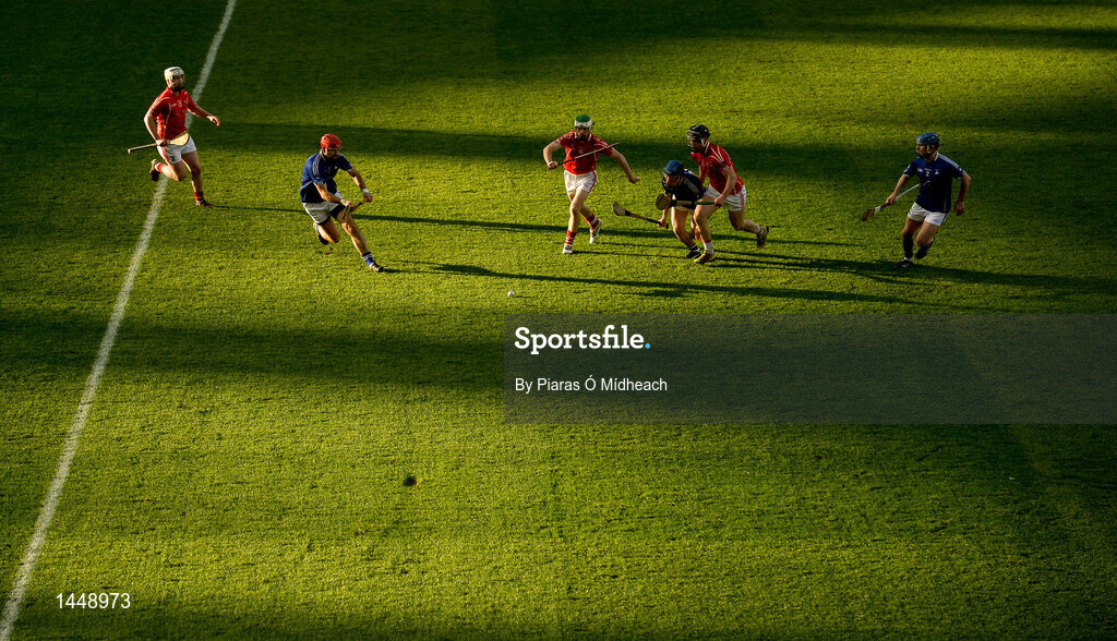 4 February 2018; A general view of action during the AIB GAA Hurling All-Ireland Junior Club Championship Final match between Ardmore and Fethard St Mogues at Croke Park in Dublin. Photo by Piaras Ó Mídheach/Sportsfile