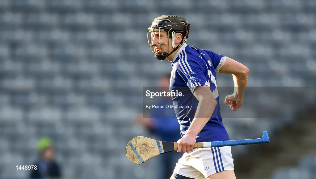 4 February 2018; John Gartland of Ardmore celebrates scoring a goal during the AIB GAA Hurling All-Ireland Junior Club Championship Final match between Ardmore and Fethard St Mogues at Croke Park in Dublin. Photo by Piaras Ó Mídheach/Sportsfile