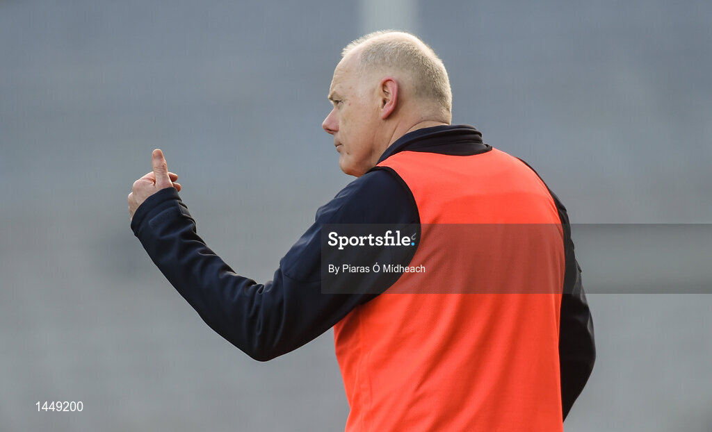 4 February 2018; Fethard St Mogues manager Lorcan Barden during the AIB GAA Hurling All-Ireland Junior Club Championship Final match between Ardmore and Fethard St Mogues at Croke Park in Dublin. Photo by Piaras Ó Mídheach/Sportsfile