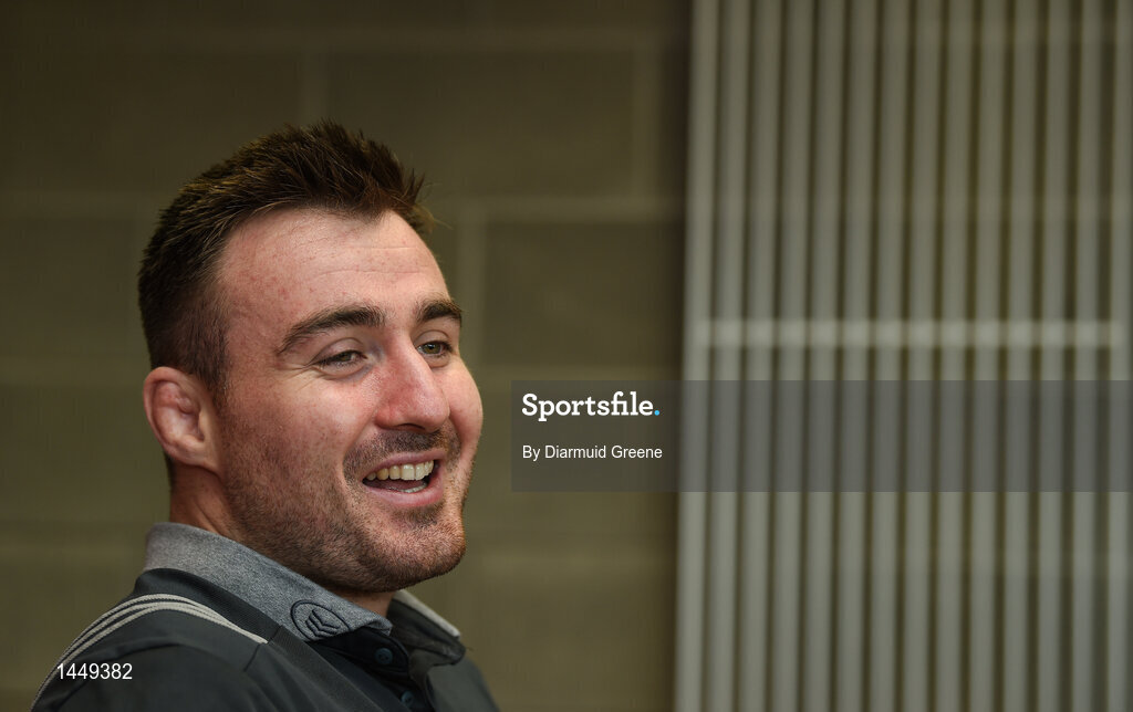 5 February 2018; Niall Scannell during a Munster Rugby press conference at the University of Limerick in Limerick. Photo by Diarmuid Greene/Sportsfile