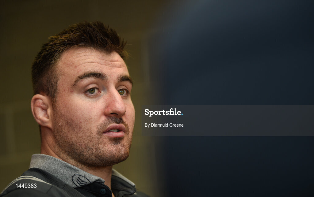 5 February 2018; Niall Scannell during a Munster Rugby press conference at the University of Limerick in Limerick. Photo by Diarmuid Greene/Sportsfile