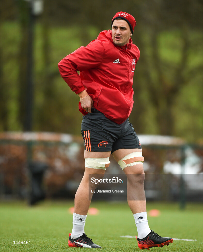 5 February 2018; Gerbrandt Grobler during Munster Rugby squad training at the University of Limerick in Limerick. Photo by Diarmuid Greene/Sportsfile
