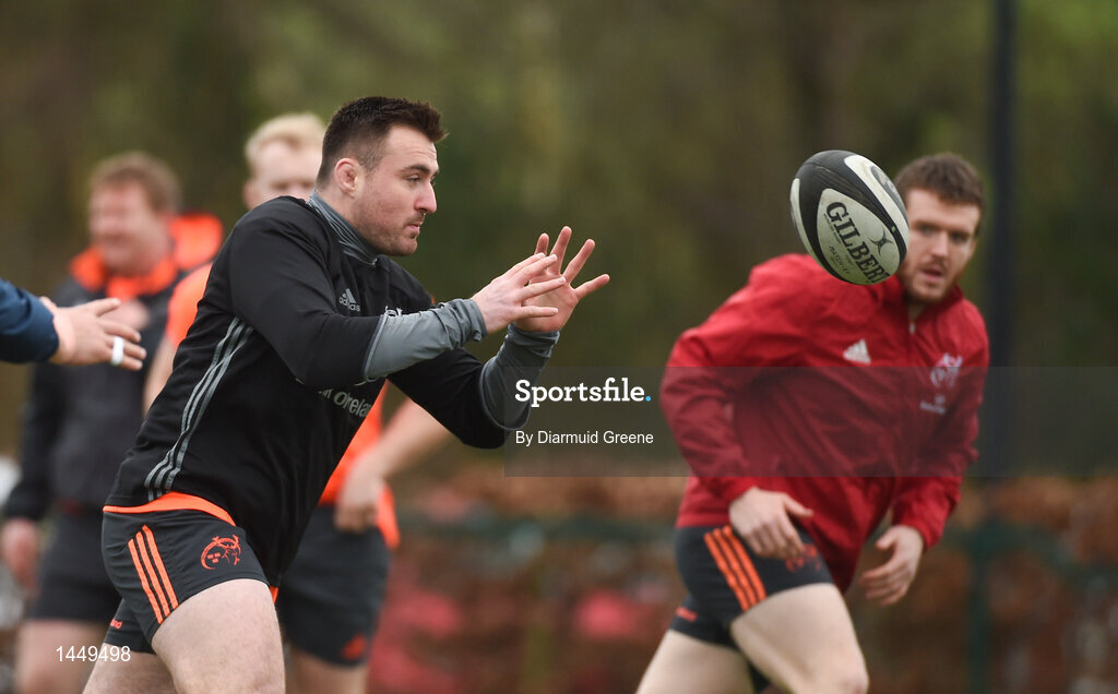5 February 2018; Niall Scannell during Munster Rugby squad training at the University of Limerick in Limerick. Photo by Diarmuid Greene/Sportsfile