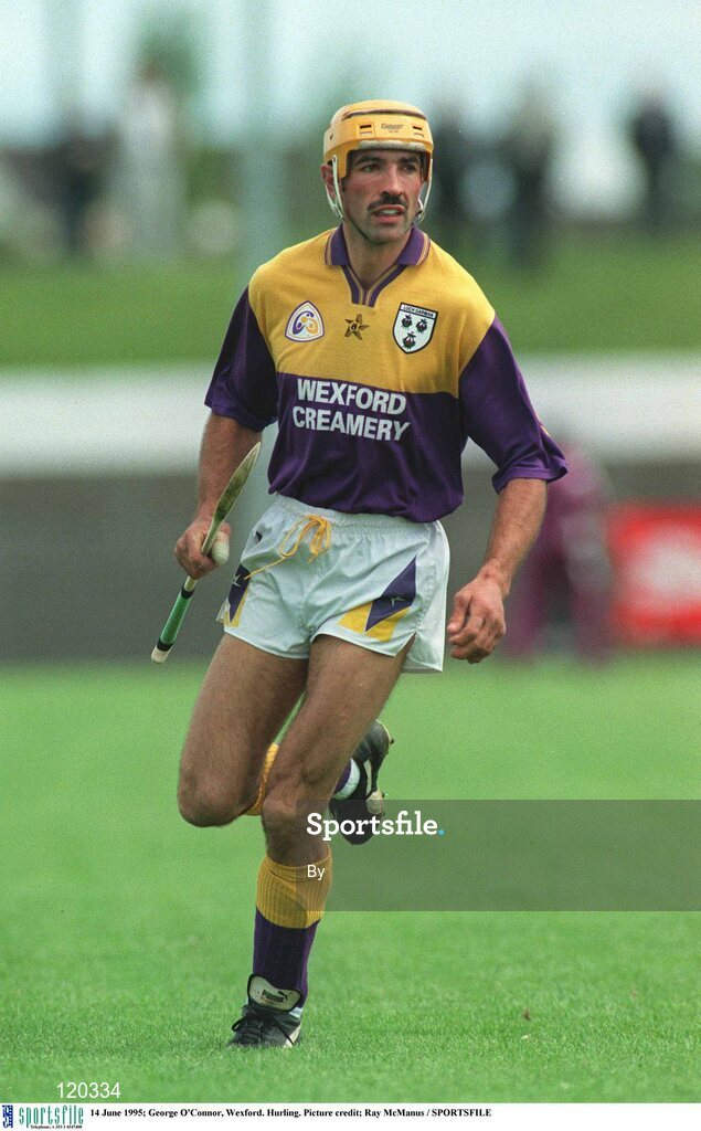 14 June 1995; George O'Connor, Wexford. Hurling. Picture credit; Ray McManus / SPORTSFILE