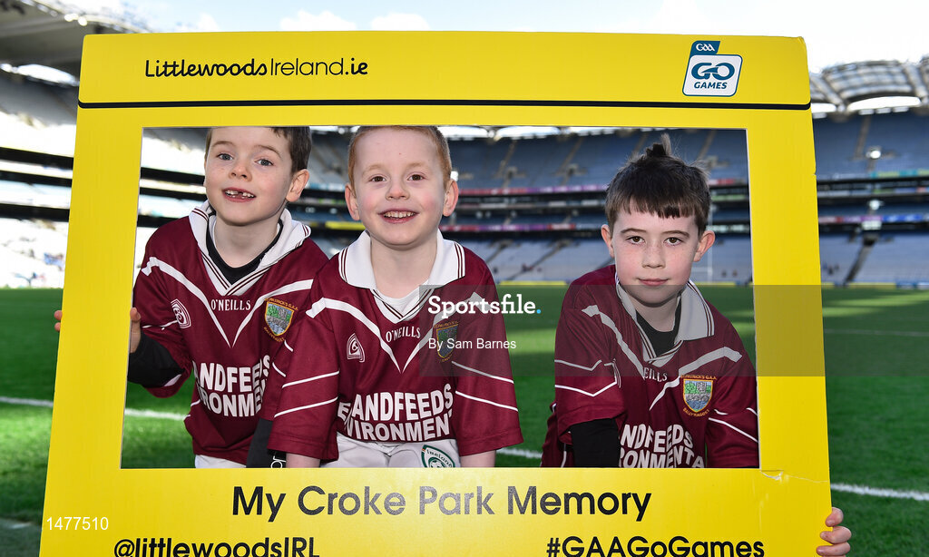 3 April 2018; Players from St Patricks Ballyragget, Co Kilkenny, during Day 1 of the The Go Games Provincial days in partnership with Littlewoods Ireland at Croke Park in Dublin. Photo by Sam Barnes/Sportsfile
