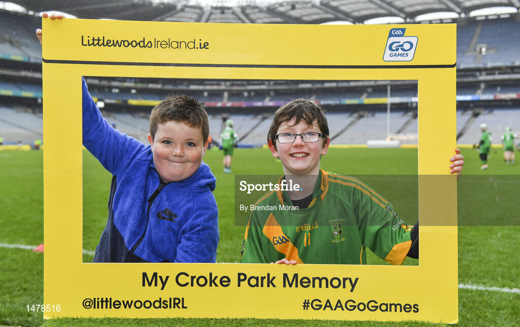 6 April 2018; Players from Ahane GAA Club, Co. Limerick, during Day 4 of the The Go Games Provincial days in partnership with Littlewoods Ireland at Croke Park in Dublin. Photo by Brendan Moran/Sportsfile