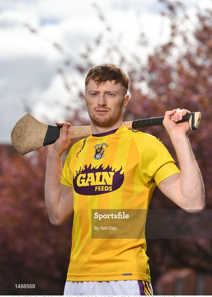 26 April 2018; David Dunne of Wexford in attendance at the Leinster GAA Senior Hurling Championship 2018 Launch at McKee Barracks in Cabra, Dublin. Photo by Seb Daly/Sportsfile