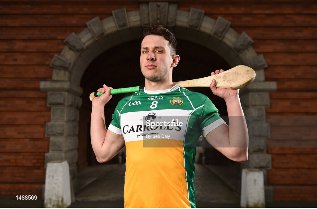 26 April 2018; David King of Offaly in attendance at the Leinster GAA Senior Hurling Championship 2018 Launch at McKee Barracks in Cabra, Dublin. Photo by Seb Daly/Sportsfile