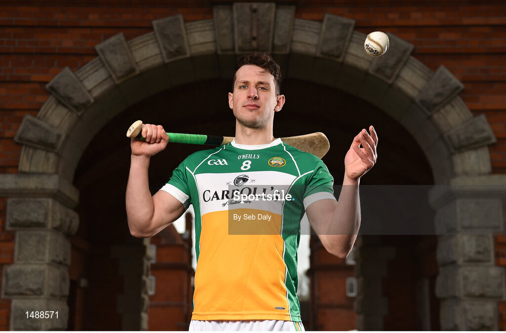 26 April 2018; David King of Offaly in attendance at the Leinster GAA Senior Hurling Championship 2018 Launch at McKee Barracks in Cabra, Dublin. Photo by Seb Daly/Sportsfile