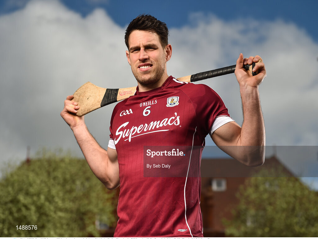 26 April 2018; Gearóid McInerney of Galway in attendance at the Leinster GAA Senior Hurling Championship 2018 Launch at McKee Barracks in Cabra, Dublin. Photo by Seb Daly/Sportsfile