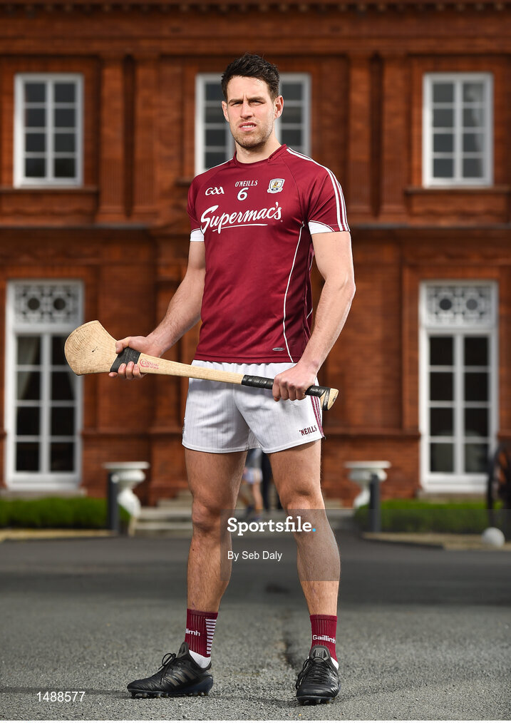 26 April 2018; Gearóid McInerney of Galway in attendance at the Leinster GAA Senior Hurling Championship 2018 Launch at McKee Barracks in Cabra, Dublin. Photo by Seb Daly/Sportsfile