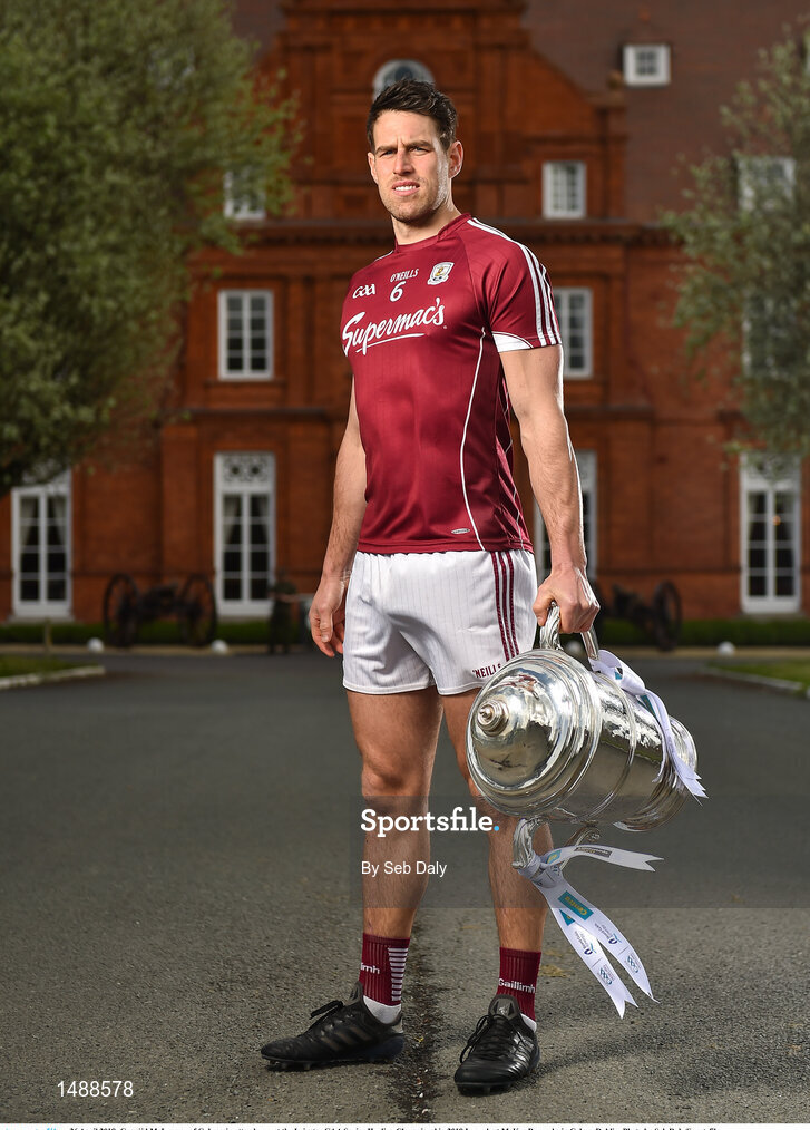 26 April 2018; Gearóid McInerney of Galway in attendance at the Leinster GAA Senior Hurling Championship 2018 Launch at McKee Barracks in Cabra, Dublin. Photo by Seb Daly/Sportsfile