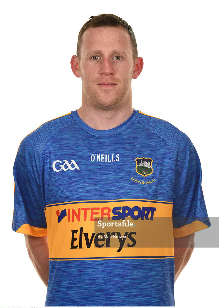10 May 2018; Sean O'Brien of Tipperary during the Tipperary Hurling Squad Portraits 2018 at Semple Stadium in Thurles, Co Tipperary. Photo by Matt Browne/Sportsfile