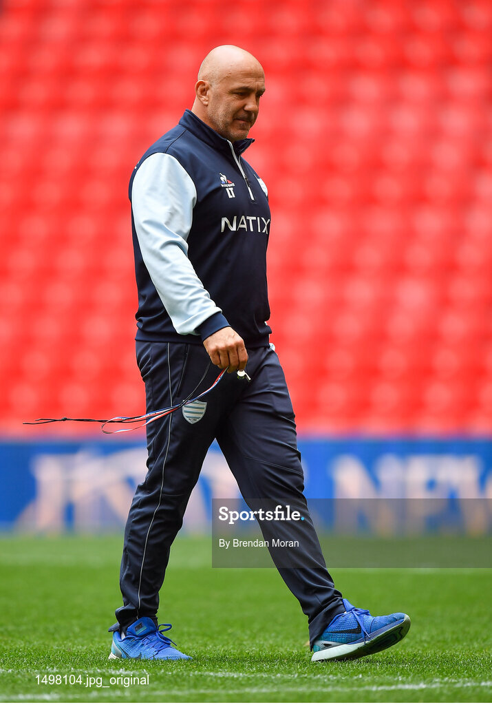 11 May 2018; Backs coach Laurent Labit during the Racing 92 captain's run at San Mames Stadium, in Bilbao, Spain. Photo by Brendan Moran/Sportsfile